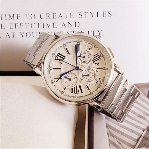 2020 luxury designer mens watches stainless steel big dial quartz movement sapphire mens casual business wristwatches orologio di lusso, Slivery;brown
2020 luxury designer mens watches stainless steel big dial quartz movement sapphire mens casual business wristwatches orologio di lusso, Slivery;brown