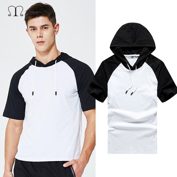summer men t shirt casual short sleeve hooded cotton t-shirt mens brand white black patchwork tee shirts male streetwear
summer men t shirt casual short sleeve hooded cotton t-shirt mens brand white black patchwork tee shirts male streetwear