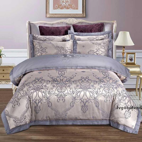 luxury jacquard bedding set king size bed linen silk cotton duvet cover bed sheet set pillowcases
luxury jacquard bedding set king size bed linen silk cotton duvet cover bed sheet set pillowcases