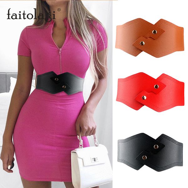 elastic nylon wide corset belt strap brown red black ladies dress belt 2020 new designer t-shirt down coat women waist, Black;brown
elastic nylon wide corset belt strap brown red black ladies dress belt 2020 new designer t-shirt down coat women waist, Black;brown
