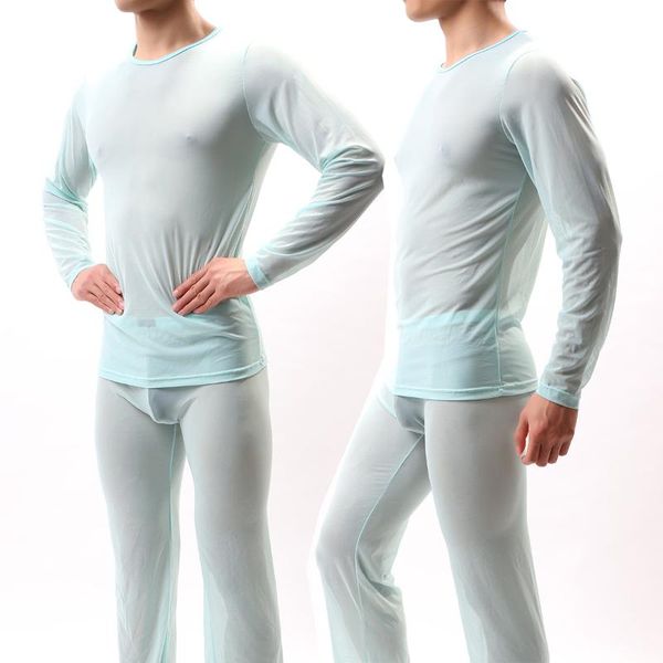 undershirts fashion mens transparent gauze undershirt utra-thin o-neck see through mesh long sleeve fitness t shirt men tees, Black;brown
undershirts fashion mens transparent gauze undershirt utra-thin o-neck see through mesh long sleeve fitness t shirt men tees, Black;brown