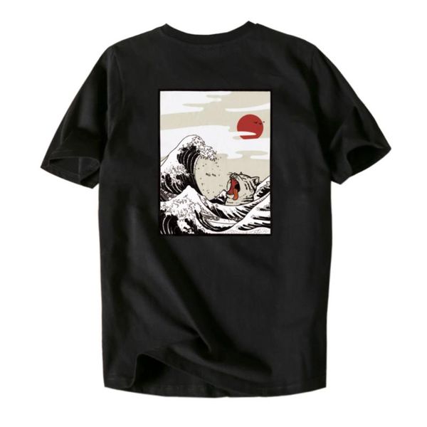 japanese ukiyo cat printed streetwear t shirts 100%cotton summer mens hip hop casual short sleeve tees male tshirts, White;black
japanese ukiyo cat printed streetwear t shirts 100%cotton summer mens hip hop casual short sleeve tees male tshirts, White;black