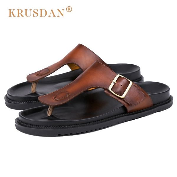 2020 rushed mens sandals real sandals summer handmade genuine leather non slip beach shoes outdoor casual flip flops, Black
2020 rushed mens sandals real sandals summer handmade genuine leather non slip beach shoes outdoor casual flip flops, Black