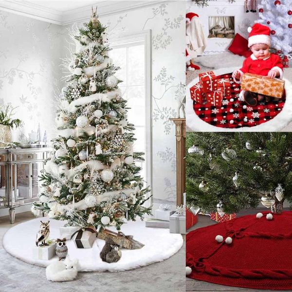 christmas decorations 122cm white tree skirt plush rug mat aprons fur for home natal skirts year decoration
christmas decorations 122cm white tree skirt plush rug mat aprons fur for home natal skirts year decoration