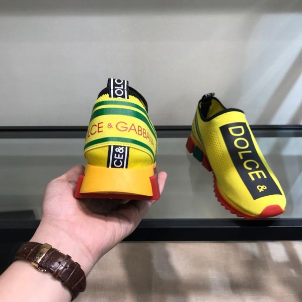 2019y new mesh socks casual letter sports flat round head a pedal men's low shoes original box delivery 38-4411, Black
2019y new mesh socks casual letter sports flat round head a pedal men's low shoes original box delivery 38-4411, Black