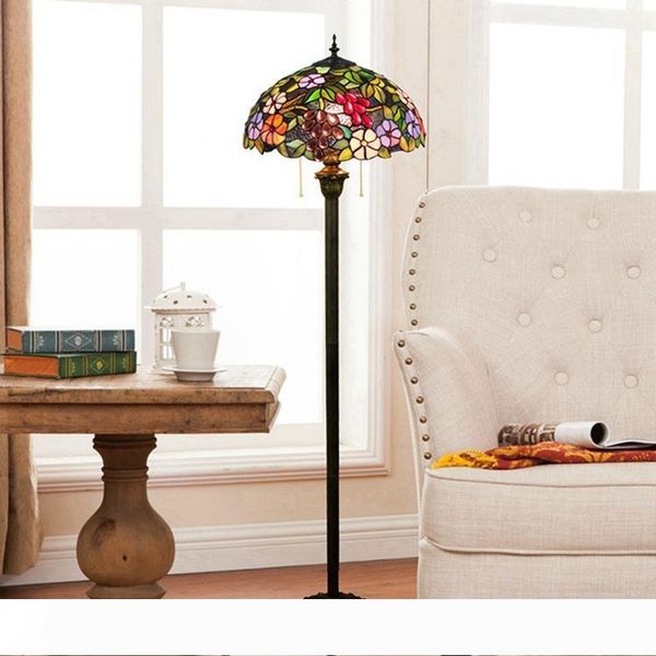 creative retro floor lamp tiffany stained glass grape lamp bedroom bedsides living room standing floor light fixture
creative retro floor lamp tiffany stained glass grape lamp bedroom bedsides living room standing floor light fixture