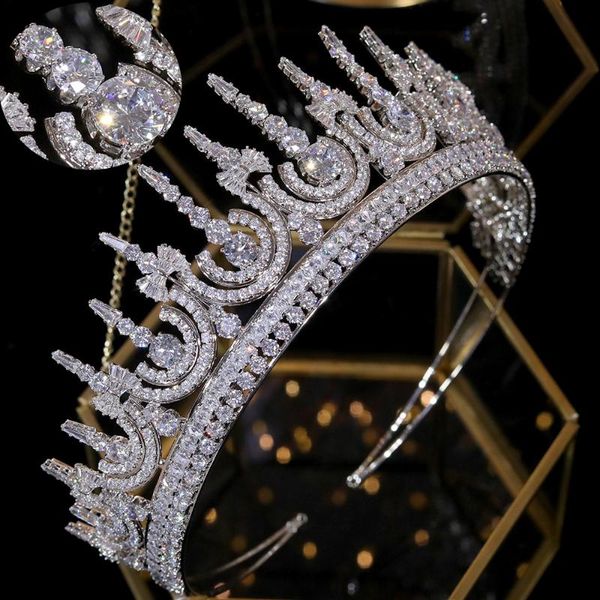 hair clips & barrettes asnora classic cubic zirconia tiaras bridal wedding 2/3 round princess crown headband luxury ladies accessories a0081, Golden;silver
hair clips & barrettes asnora classic cubic zirconia tiaras bridal wedding 2/3 round princess crown headband luxury ladies accessories a0081, Golden;silver