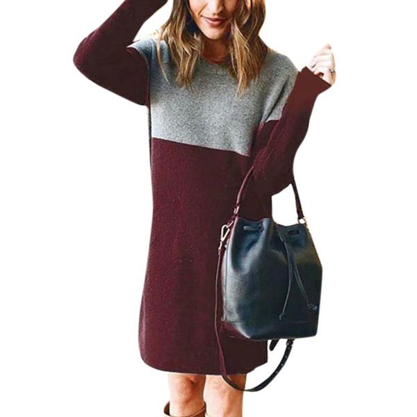 casual dresses vicabo long sleeve dress women clothing plus size color block o-neck knee-length vestidos autumn winter femme robe, Black;gray
casual dresses vicabo long sleeve dress women clothing plus size color block o-neck knee-length vestidos autumn winter femme robe, Black;gray