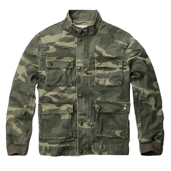 men's jackets mens camoufalge conbat retro pocket outerwear army coats casual cotton male jacket, Black;brown
men's jackets mens camoufalge conbat retro pocket outerwear army coats casual cotton male jacket, Black;brown