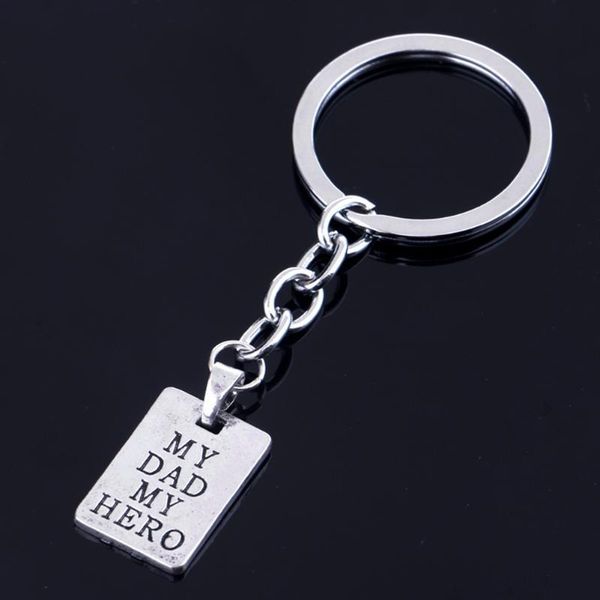 father day durable fashion accessory pendants gift simple alloy lovely my hero keychain, Silver
father day durable fashion accessory pendants gift simple alloy lovely my hero keychain, Silver
