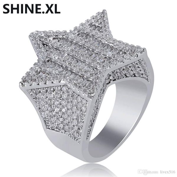 mens hip hop jewelry gold silver plated start rings micro paved cubic zircon bling bling charm rings for men women wedding
mens hip hop jewelry gold silver plated start rings micro paved cubic zircon bling bling charm rings for men women wedding