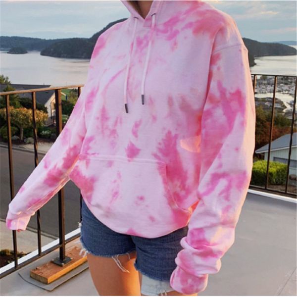 women's hoodies & sweatshirts 2021 tie dye casual oversized drawstring long sleeve hooded sweatshirt pullover autumn women, Black
women's hoodies & sweatshirts 2021 tie dye casual oversized drawstring long sleeve hooded sweatshirt pullover autumn women, Black
