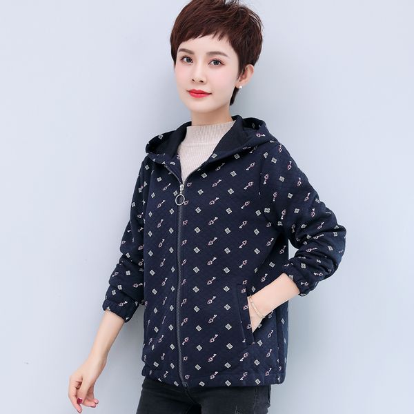 women's jackets spring autumn women short coat sportswear plus size 5xl middle-aged mother casual thin hooded jacket female print h25, Black;brown
women's jackets spring autumn women short coat sportswear plus size 5xl middle-aged mother casual thin hooded jacket female print h25, Black;brown