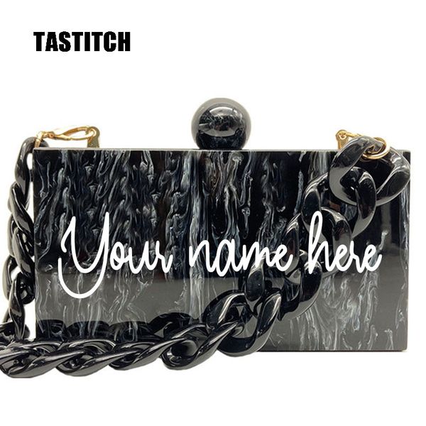personalized acrylic clutch new fashion marble acrylic bags vintage women messenger bags black white ink painting
personalized acrylic clutch new fashion marble acrylic bags vintage women messenger bags black white ink painting