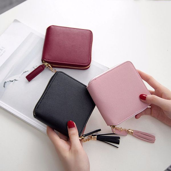 leather wallet women cute tassel ladies purse card holders women wallets zipper money pocket female clutch bag w063, Red;black
leather wallet women cute tassel ladies purse card holders women wallets zipper money pocket female clutch bag w063, Red;black