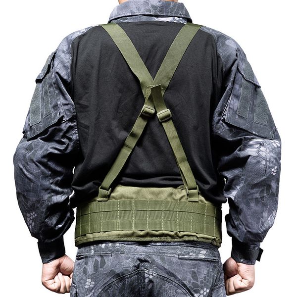 waist support outdoor army fan special belt tactical molle nylon portable combat girdle eas h-shaped adjustable soft padded gear, Black;gray
waist support outdoor army fan special belt tactical molle nylon portable combat girdle eas h-shaped adjustable soft padded gear, Black;gray