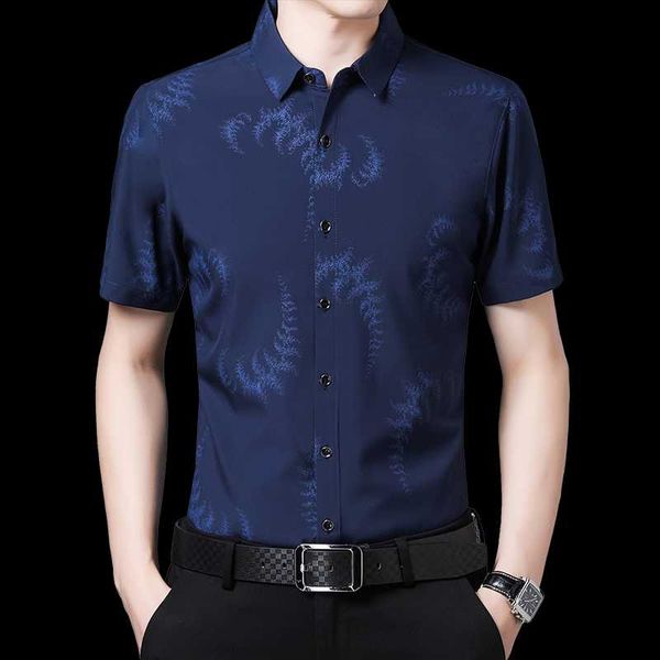 men's casual shirts browon summer short sleeve shirt men thin slim fit printing single breasted turn-down collar clothing, White;black
men's casual shirts browon summer short sleeve shirt men thin slim fit printing single breasted turn-down collar clothing, White;black
