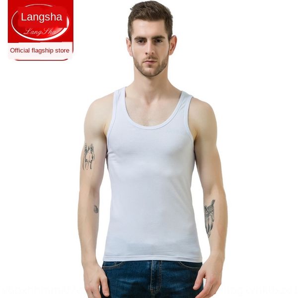 langsha vest men' cotton black slim bottoming shirt sports sleeveless round neck sweat men' base shirt, White;black
langsha vest men' cotton black slim bottoming shirt sports sleeveless round neck sweat men' base shirt, White;black