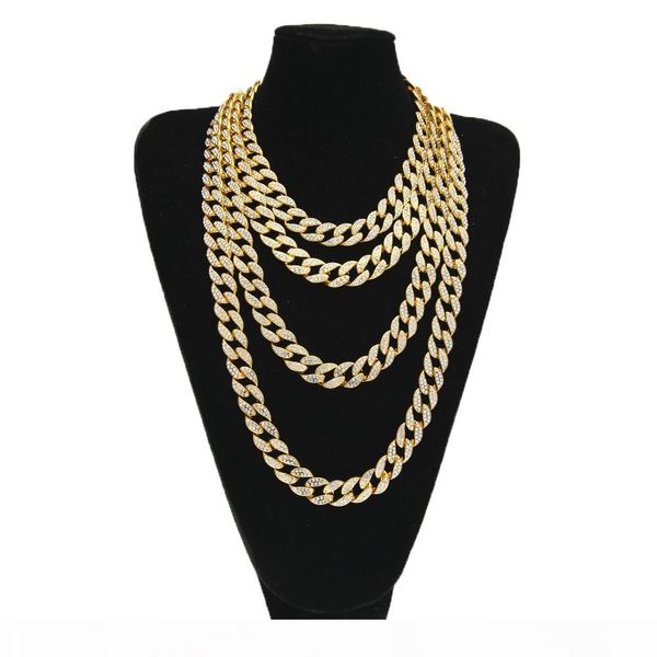 men's hip hop necklace gold iced out bling rhinestone crystal goldgen finish miami cuban link chain fashion jewelry 18 20 24 30 36 inch, Silver
men's hip hop necklace gold iced out bling rhinestone crystal goldgen finish miami cuban link chain fashion jewelry 18 20 24 30 36 inch, Silver