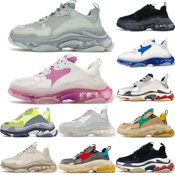 22ss paris triple s casual shoes men's women's fashion crystal bottom dad platform sneakers black white 17fw outdoor shoe clear bu
22ss paris triple s casual shoes men's women's fashion crystal bottom dad platform sneakers black white 17fw outdoor shoe clear bu
