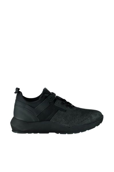 2021-pearl genuine leather black men 's sneaker 120130009040