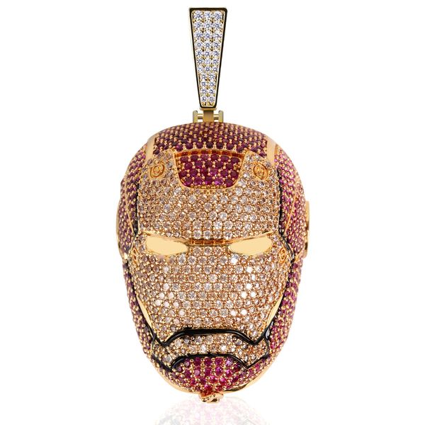 new design iron man iced out pendant necklace gold silver plated the avengers chain mens gift idea bling jewelry
new design iron man iced out pendant necklace gold silver plated the avengers chain mens gift idea bling jewelry