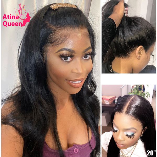 fake scalp 13x6 lace front human hair wigs preplucked invisible transparent hd 360 frontal closure wig straight remy atina queen, Black
fake scalp 13x6 lace front human hair wigs preplucked invisible transparent hd 360 frontal closure wig straight remy atina queen, Black