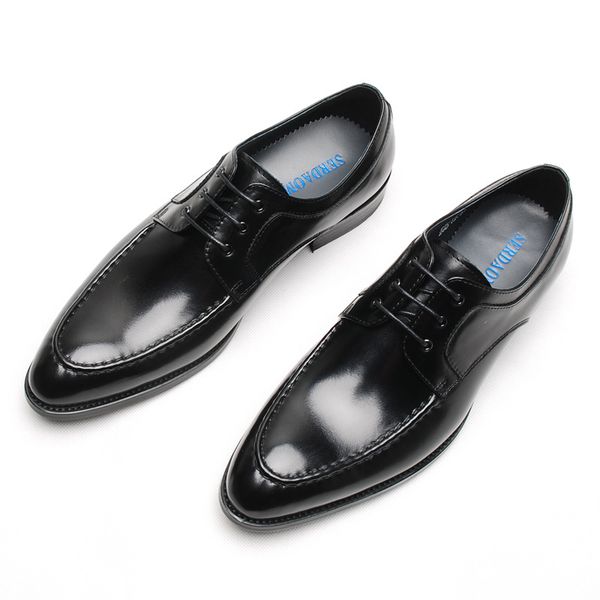 phoenix2020 leather low-cowhide stitching banquet korean-style business men's shoes, Black
phoenix2020 leather low-cowhide stitching banquet korean-style business men's shoes, Black