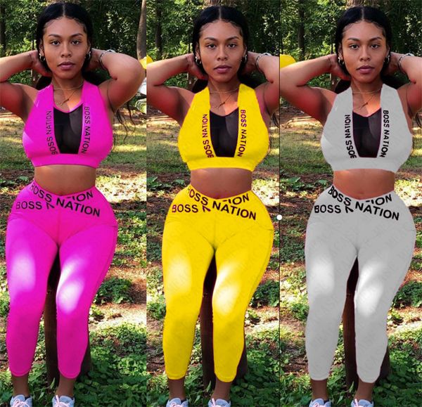 2020 summer women clothes set tracksuit sleeveless slim vest tees + leggings skinny pants two piece clothing suit fashion set d71606, White
2020 summer women clothes set tracksuit sleeveless slim vest tees + leggings skinny pants two piece clothing suit fashion set d71606, White