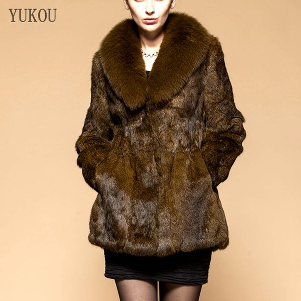 2020 fashion woman natural 100% overcoats long genuine coats women big fur collar coat warm, Black
2020 fashion woman natural 100% overcoats long genuine coats women big fur collar coat warm, Black
