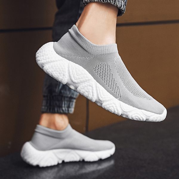 summer men shoes slip on air mesh running shoes men design walking sock light weight sports solid sneakers
summer men shoes slip on air mesh running shoes men design walking sock light weight sports solid sneakers