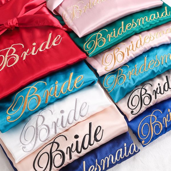 bridesmaid bright bride robe bridesmaid hand gift embroidered dress wedding dress personalized embroidery wedding imitation silk, Blue;red
bridesmaid bright bride robe bridesmaid hand gift embroidered dress wedding dress personalized embroidery wedding imitation silk, Blue;red