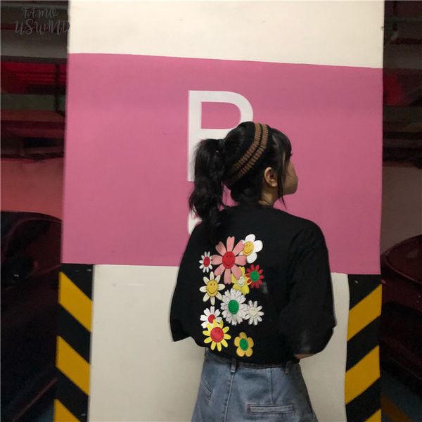 summer print loose short sleeve t shirts womens punk black clothes harajuku flower vintage shirt gothic dropshipping kpop, White
summer print loose short sleeve t shirts womens punk black clothes harajuku flower vintage shirt gothic dropshipping kpop, White