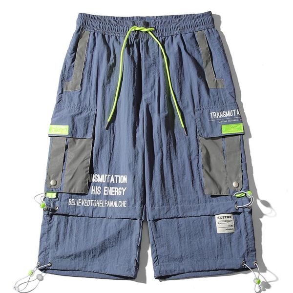 men 2020 summer hip hop patchwork pockets shorts men basketball cargo shorts nylon solid running plus size joggers, White;black
men 2020 summer hip hop patchwork pockets shorts men basketball cargo shorts nylon solid running plus size joggers, White;black