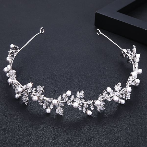 janekelly pearl crystal ladies wedding band headpieces with cube zircon bridal hair accessories headdress bridal hair tiaras mx200727, White;golden
janekelly pearl crystal ladies wedding band headpieces with cube zircon bridal hair accessories headdress bridal hair tiaras mx200727, White;golden