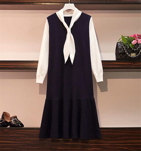 large size women's fat mm autumn and winter foreign air cover belly 150 pounds 160 dress r younger age was thin sweater skirt, Black;gray
large size women's fat mm autumn and winter foreign air cover belly 150 pounds 160 dress r younger age was thin sweater skirt, Black;gray