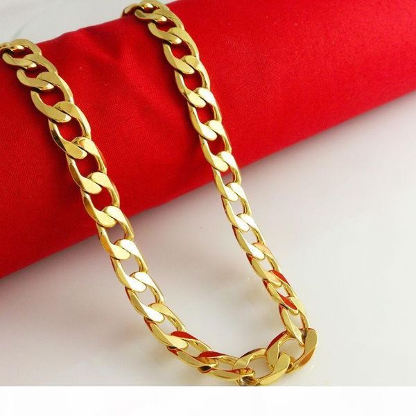curb chain link solid 24k 24ct yellow gold filled mens necklace chain 24",10mm, Silver
curb chain link solid 24k 24ct yellow gold filled mens necklace chain 24",10mm, Silver