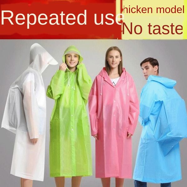 cmbdx eva environmental protection single travel transparent raincoat hiking waterproof men's cloak cloak and women's outdoor long, Red;brown 
cmbdx eva environmental protection single travel transparent raincoat hiking waterproof men's cloak cloak and women's outdoor long, Red;brown
