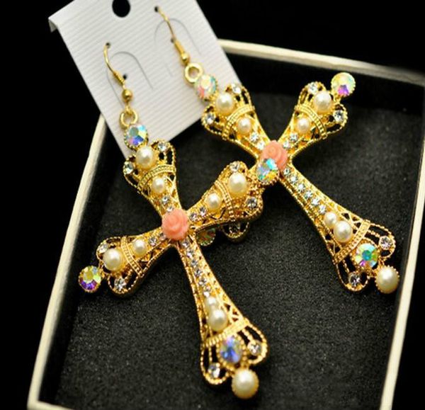 baroque fashion retro earrings atacado moda vintage design exaggerated barroco cruz brincos para mulheres, Silver
baroque fashion retro earrings atacado moda vintage design exaggerated barroco cruz brincos para mulheres, Silver