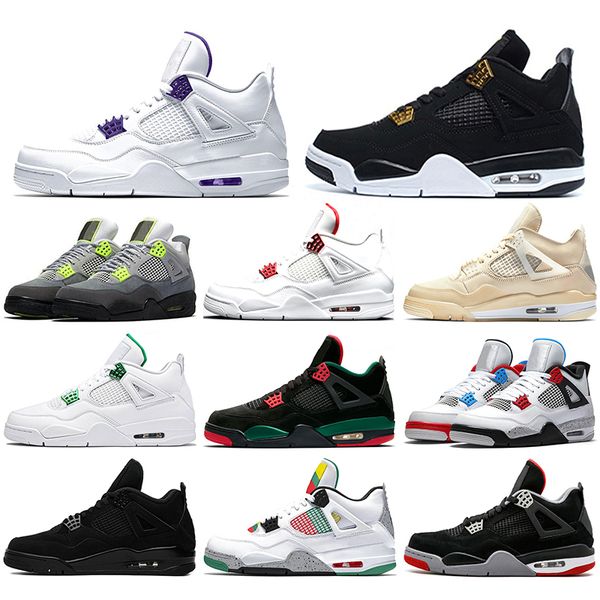 discount jumpman 4 4s mens trainers basketball shoes sail neon metallic purple red athletics men sports sneakers size 40-47
discount jumpman 4 4s mens trainers basketball shoes sail neon metallic purple red athletics men sports sneakers size 40-47