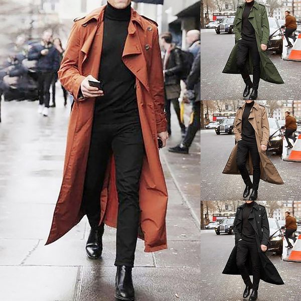 monerffi autumn winter mens jancket and coats 2020 brand treanch coats stand casual overcoat solid color slim long outwear, Black
monerffi autumn winter mens jancket and coats 2020 brand treanch coats stand casual overcoat solid color slim long outwear, Black