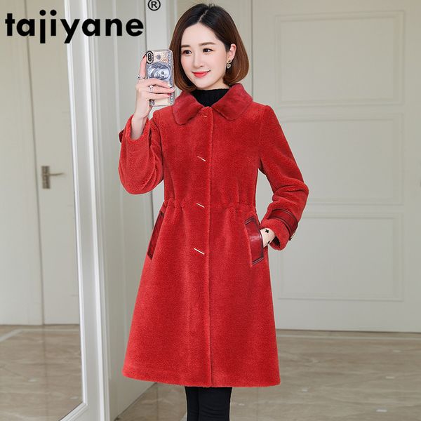 real fur coat collar 100% wool jacket autumn winter coat women clothes 2020 korean vintage sheep shearling zt3906, Black
real fur coat collar 100% wool jacket autumn winter coat women clothes 2020 korean vintage sheep shearling zt3906, Black