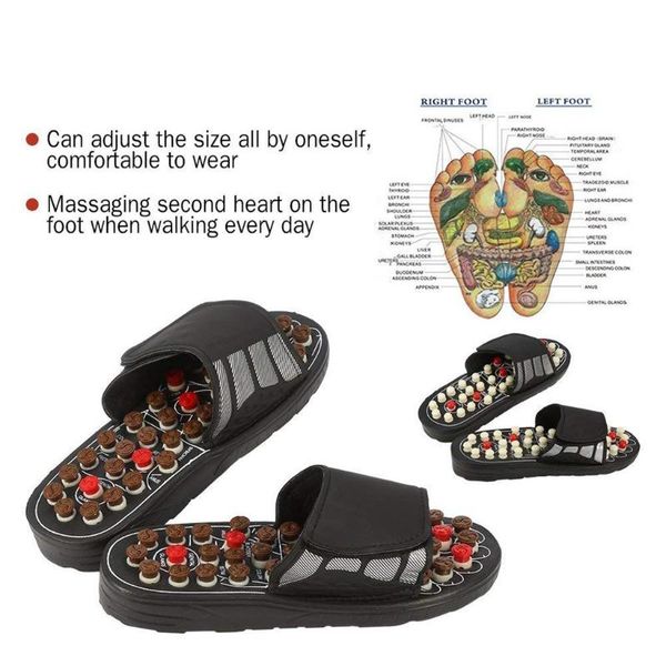 massage slippers sandal for men women health slippers foot massage pedicure health shoes foot care adjustable, Black
massage slippers sandal for men women health slippers foot massage pedicure health shoes foot care adjustable, Black