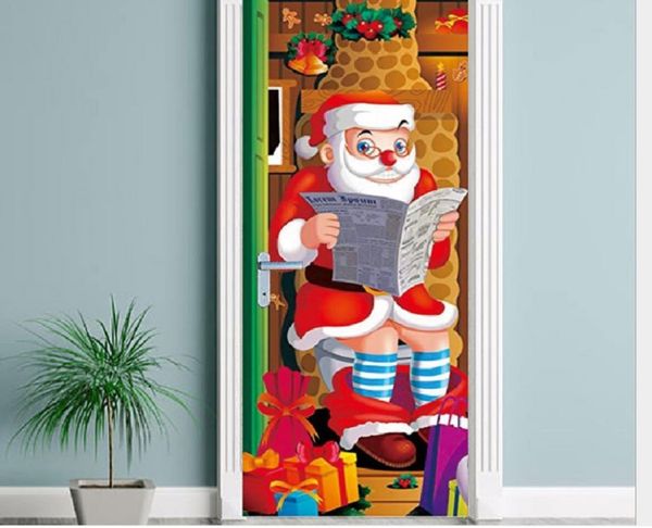 2020 smt013 santa claus reads newspaper new door stickers glass window stickers creative wooden doors renovated wall stickers
2020 smt013 santa claus reads newspaper new door stickers glass window stickers creative wooden doors renovated wall stickers