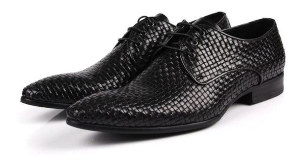 new fashion classics pointed toe men's shoes genuine leather high-lace up formal shoes business, Black
new fashion classics pointed toe men's shoes genuine leather high-lace up formal shoes business, Black