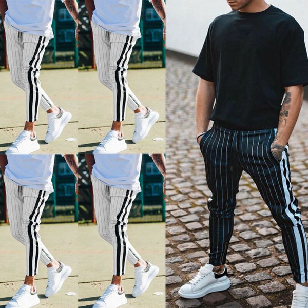 running pants mens slim fit tracksuit sport gym skinny jogging joggers sweat trousers, Black;blue
running pants mens slim fit tracksuit sport gym skinny jogging joggers sweat trousers, Black;blue