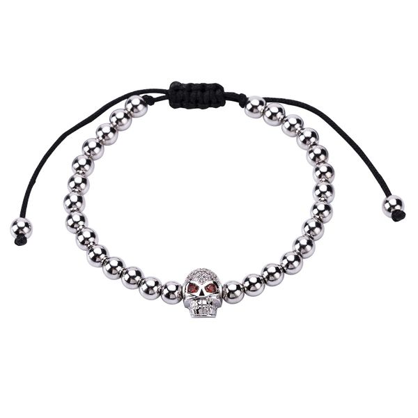 Fashion bracelet multi-layer copper gold-plated zircon micro-inlaid exaggerated skull weaving, Black
Fashion bracelet multi-layer copper gold-plated zircon micro-inlaid exaggerated skull weaving, Black