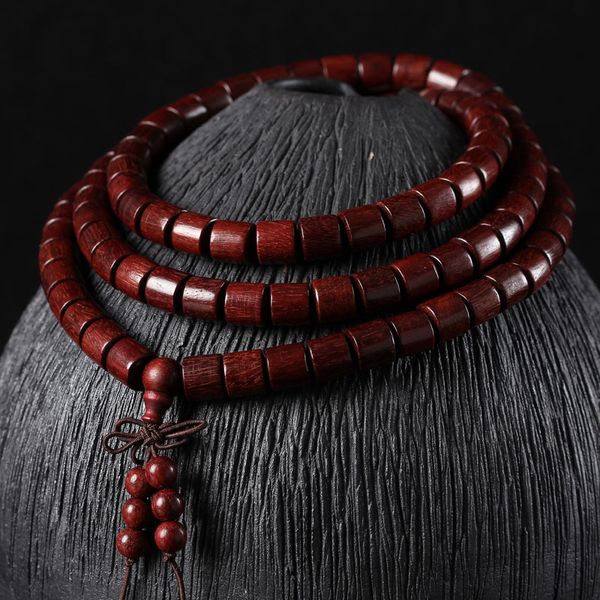 108pcs zambia sandalwood prayer beads tibetan buddhist mala buddha bracelet rosary wooden bangle jewelry, Black
108pcs zambia sandalwood prayer beads tibetan buddhist mala buddha bracelet rosary wooden bangle jewelry, Black
