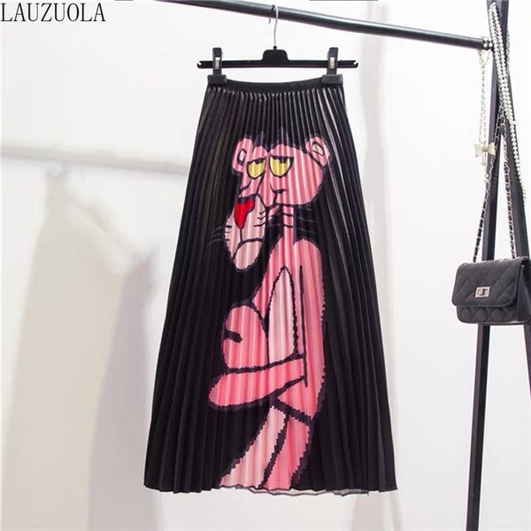 cartoon pleated summer skirts womens 2020 new fashion print high waist elastic long skirt for women faldas mid-calf high street, Black
cartoon pleated summer skirts womens 2020 new fashion print high waist elastic long skirt for women faldas mid-calf high street, Black