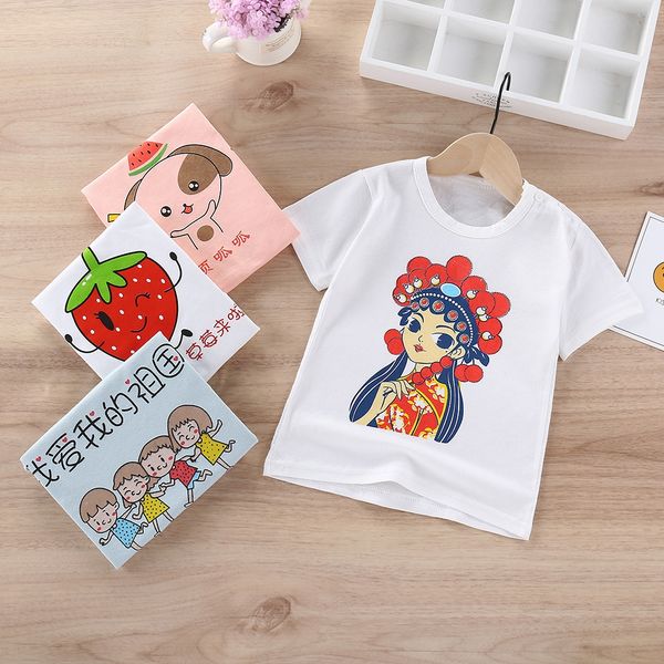 short-sleeved cotton 2020 summer children's boys children's clothing t-shirt clothing and girls t-shirt single piece cotton, Blue
short-sleeved cotton 2020 summer children's boys children's clothing t-shirt clothing and girls t-shirt single piece cotton, Blue